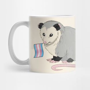 Transgender Pride Opossum Mug